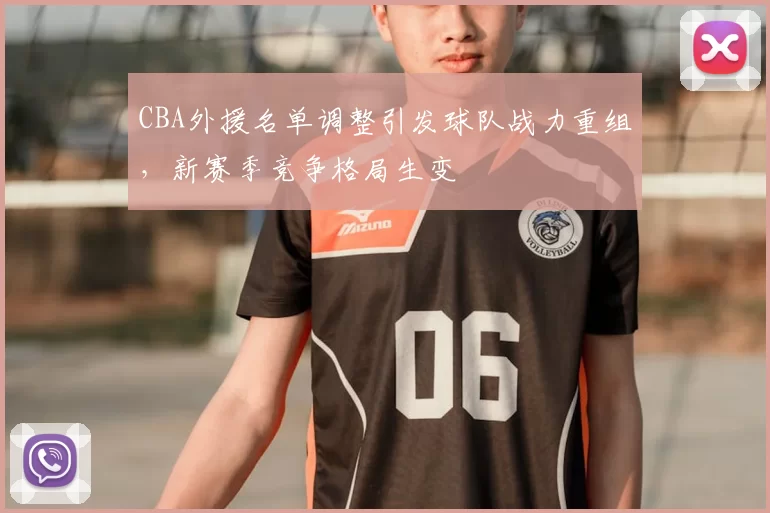 CBA外援名单调整引发球队战力重组,新赛季竞争格局生变