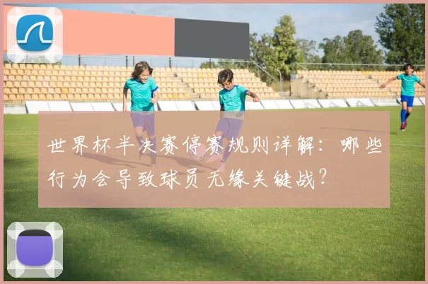 世界杯半决赛停赛规则详解:哪些行为会导致球员无缘关键战?
